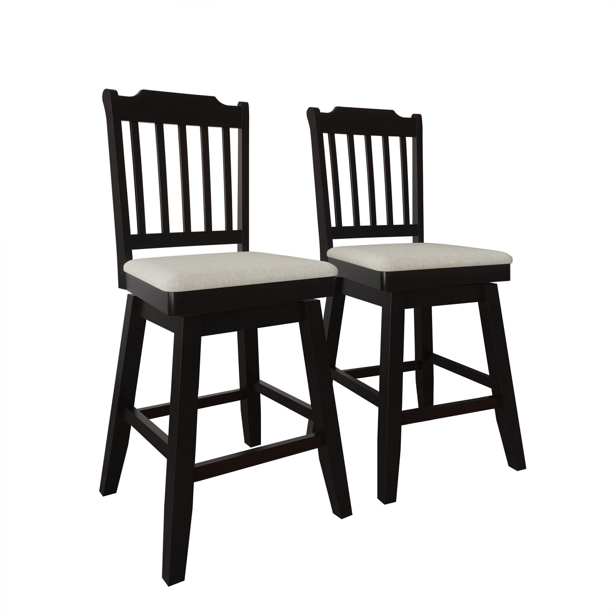 Bennett Swivel Counter Stool Set (Set of 2)