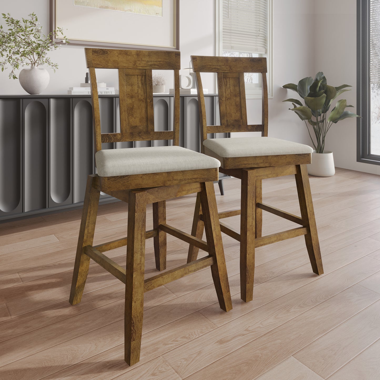 Sawyer Upholstered Dining Chair Set (Set of 2)
