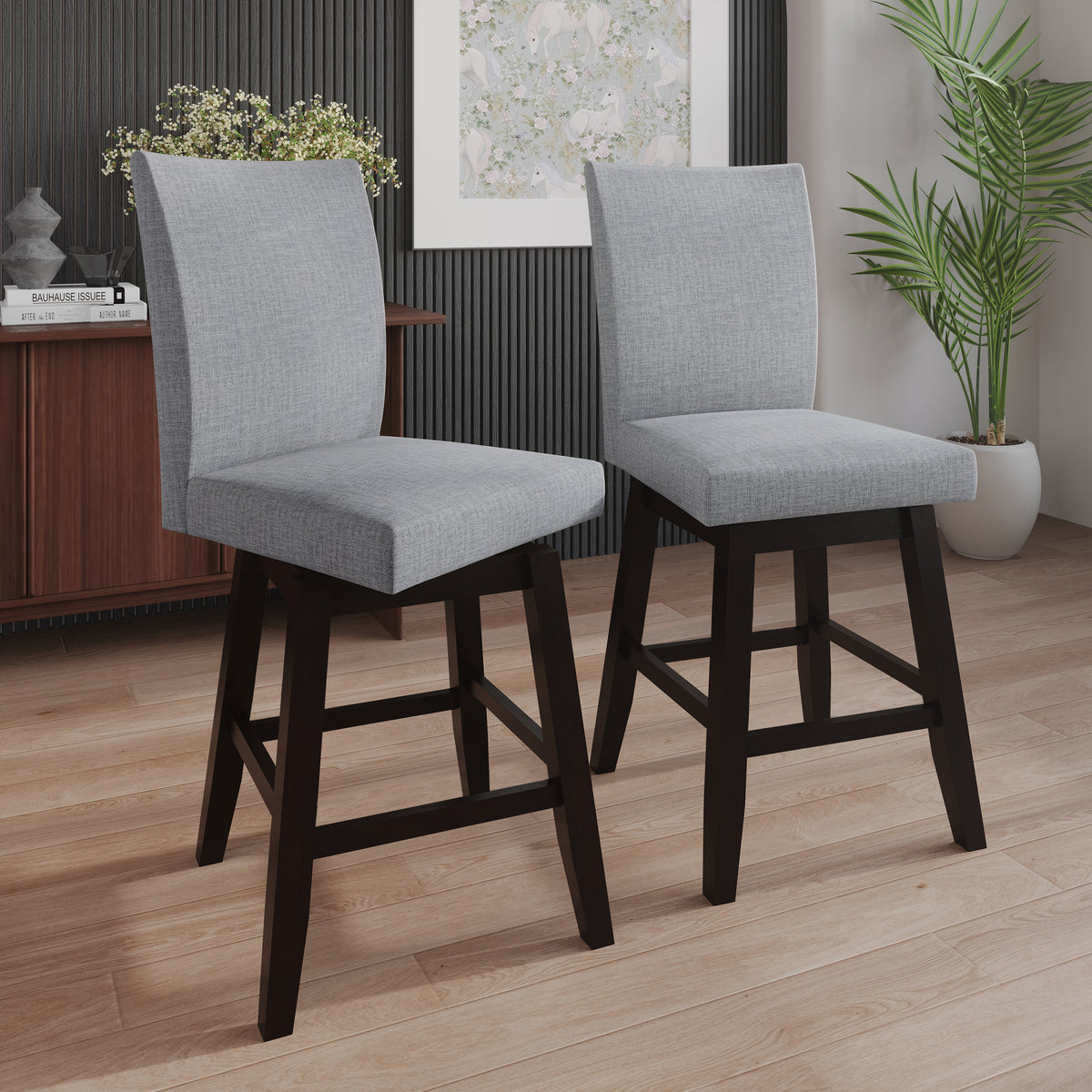 Brielle Linen Dining Chairs Set of 2