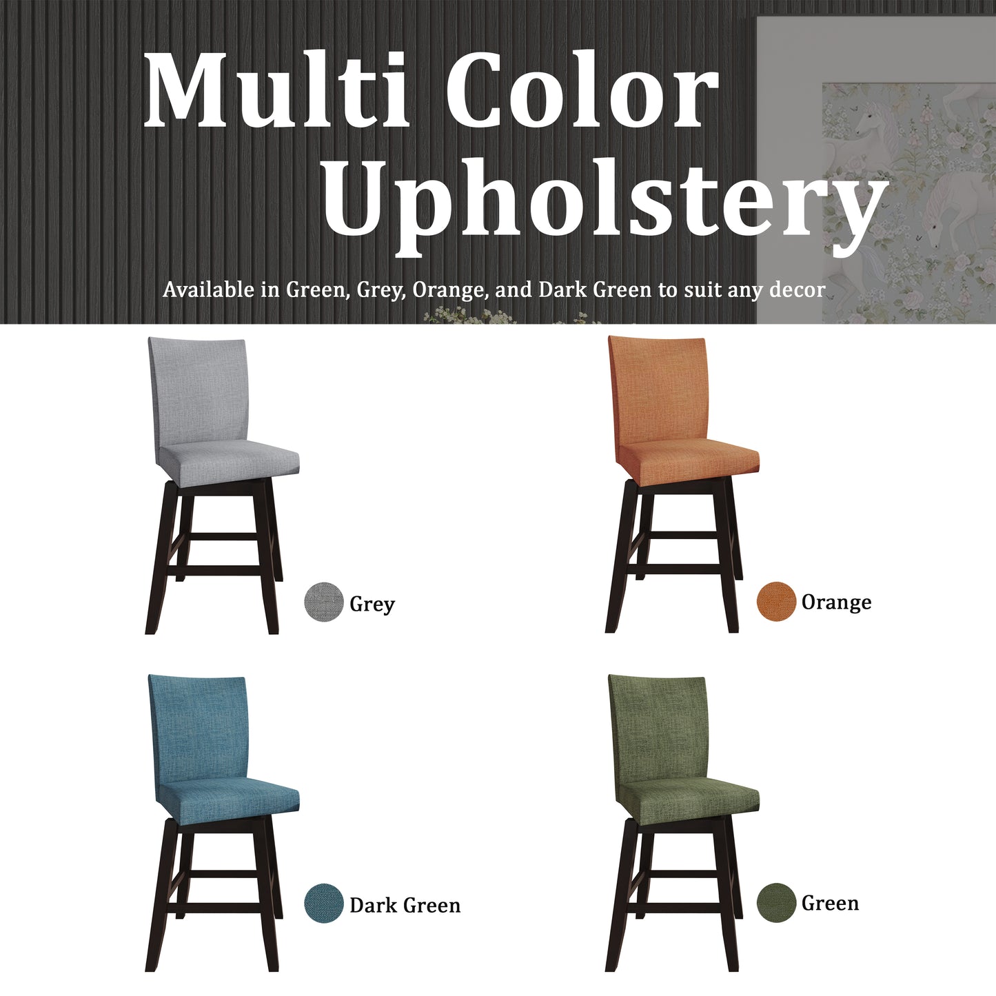 Brielle Linen Dining Chairs Set of 2