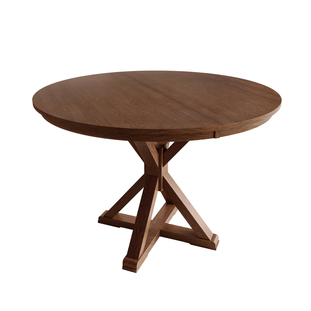 Aurex Collection Round Trestle Dining Table