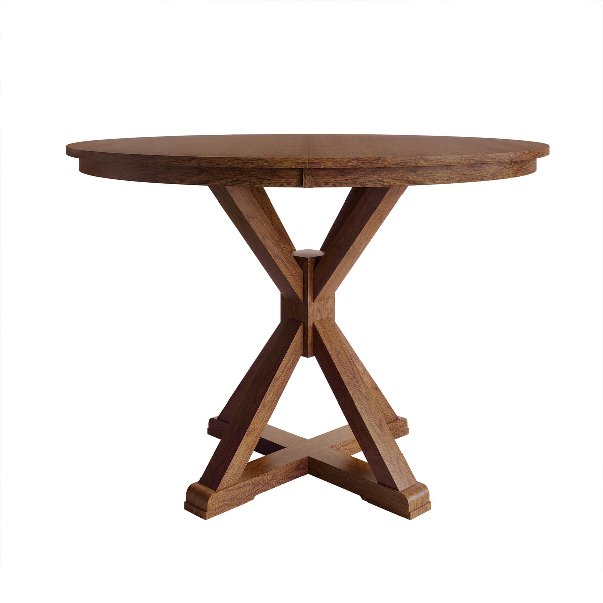 Aurex Collection Round Trestle Dining Table