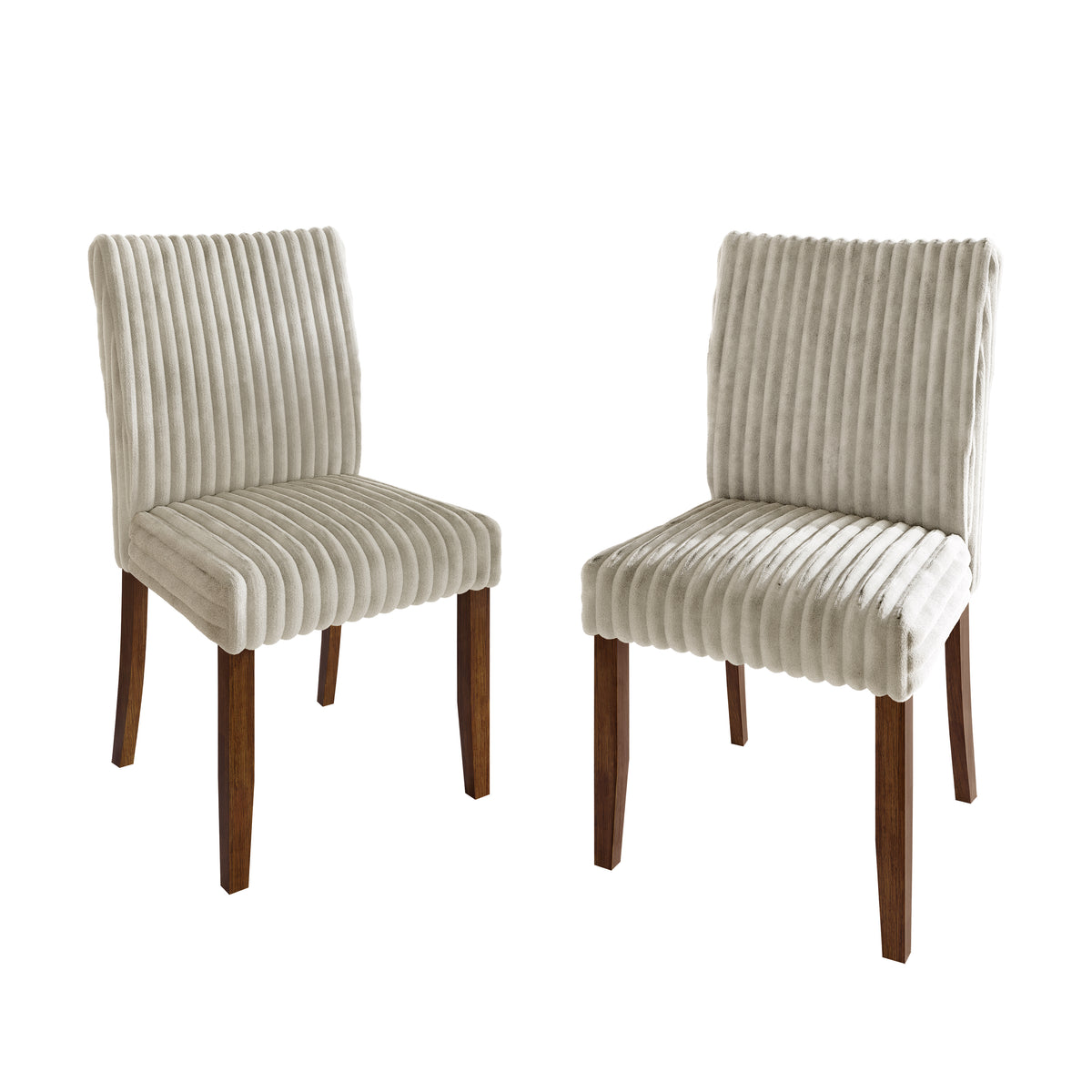 Cora High Back Velvet Dining Chairs – Set of 2