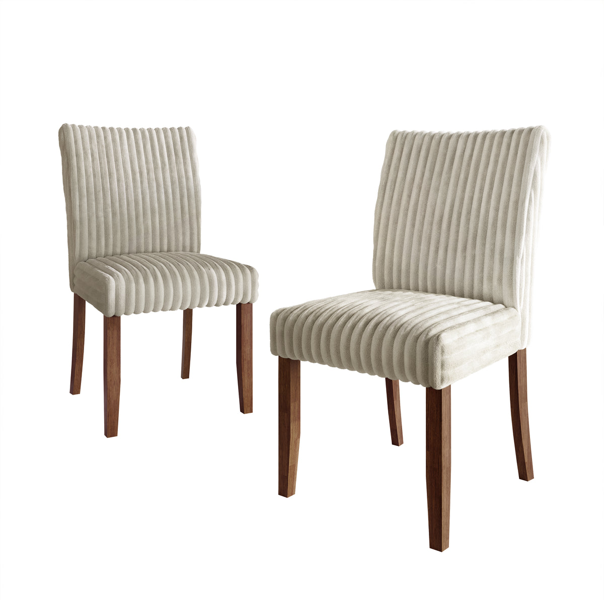 Cora High Back Velvet Dining Chairs – Set of 2