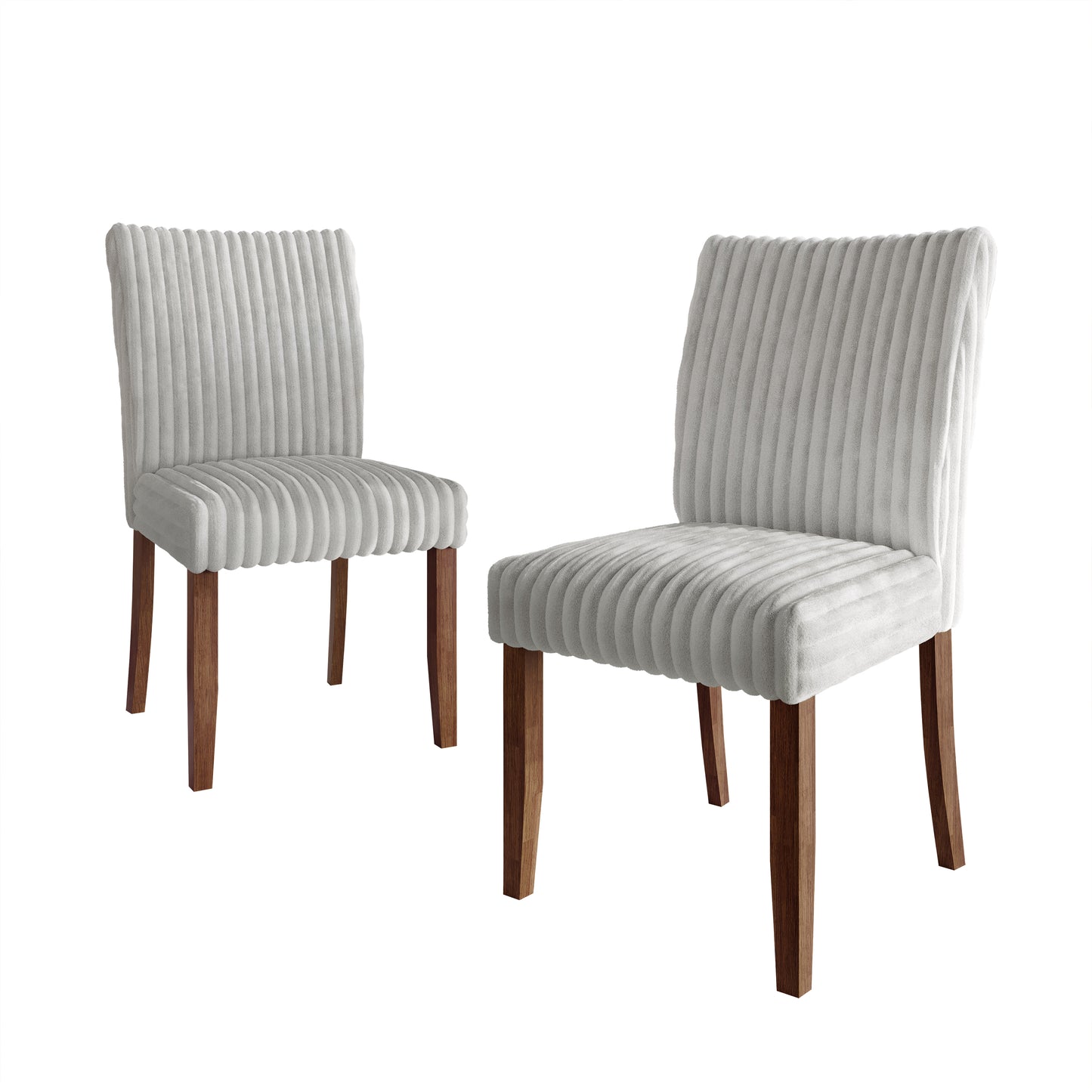 Cora High Back Velvet Dining Chairs – Set of 2