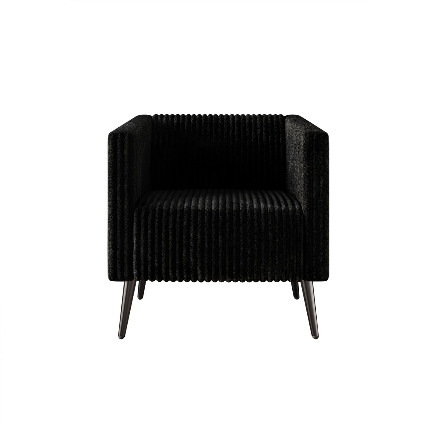 Schermick Modern and Glamorous Velvet Upholstered Arm Chair