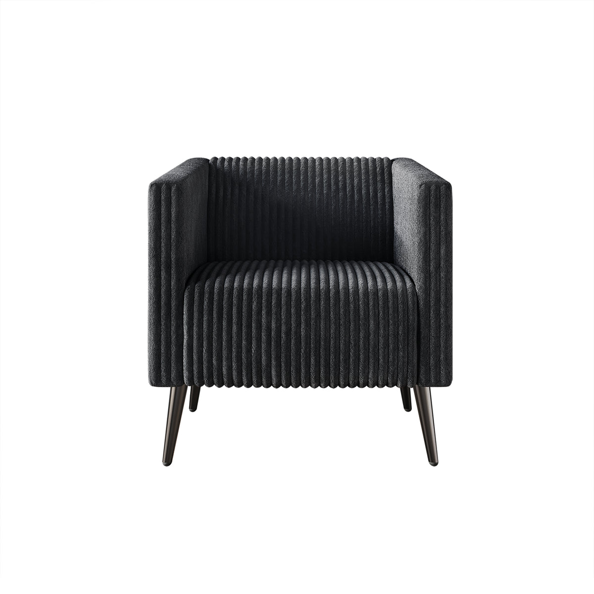 Schermick Modern and Glamorous Velvet Upholstered Arm Chair