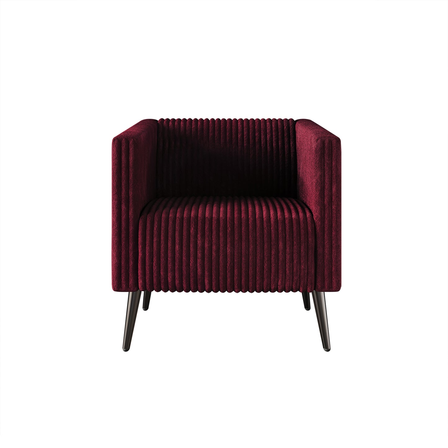 Schermick Modern and Glamorous Velvet Upholstered Arm Chair