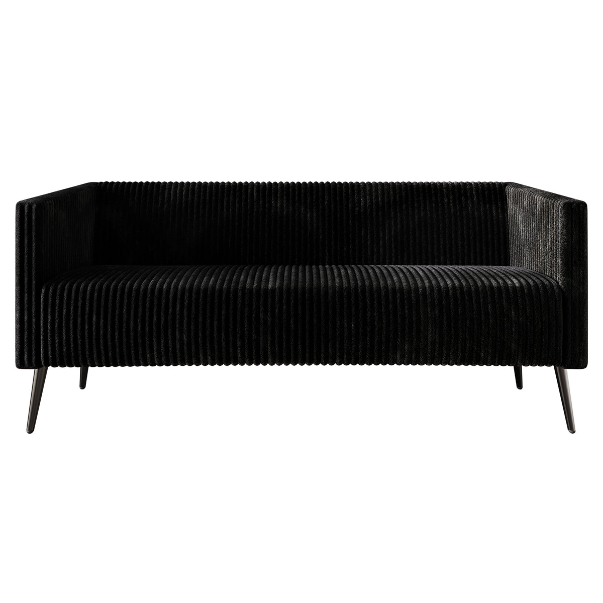 Schermick Modern and Glamorous Velvet Upholstered Sofa