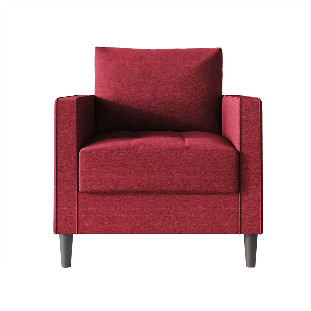 Newquay Minimalist Linen Upholstered Arm Chair