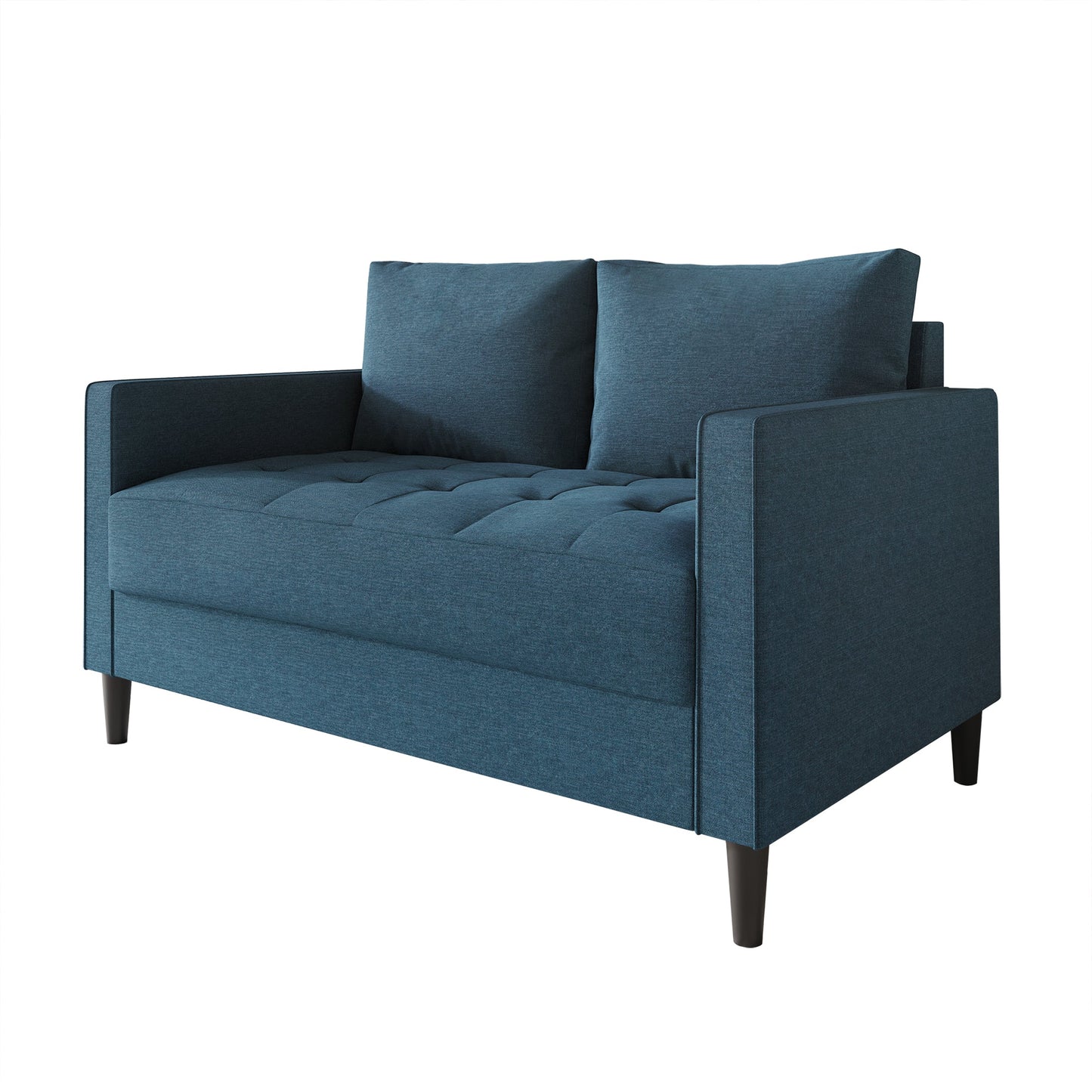 Newquay Minimalist Linen Upholstered Loveseat