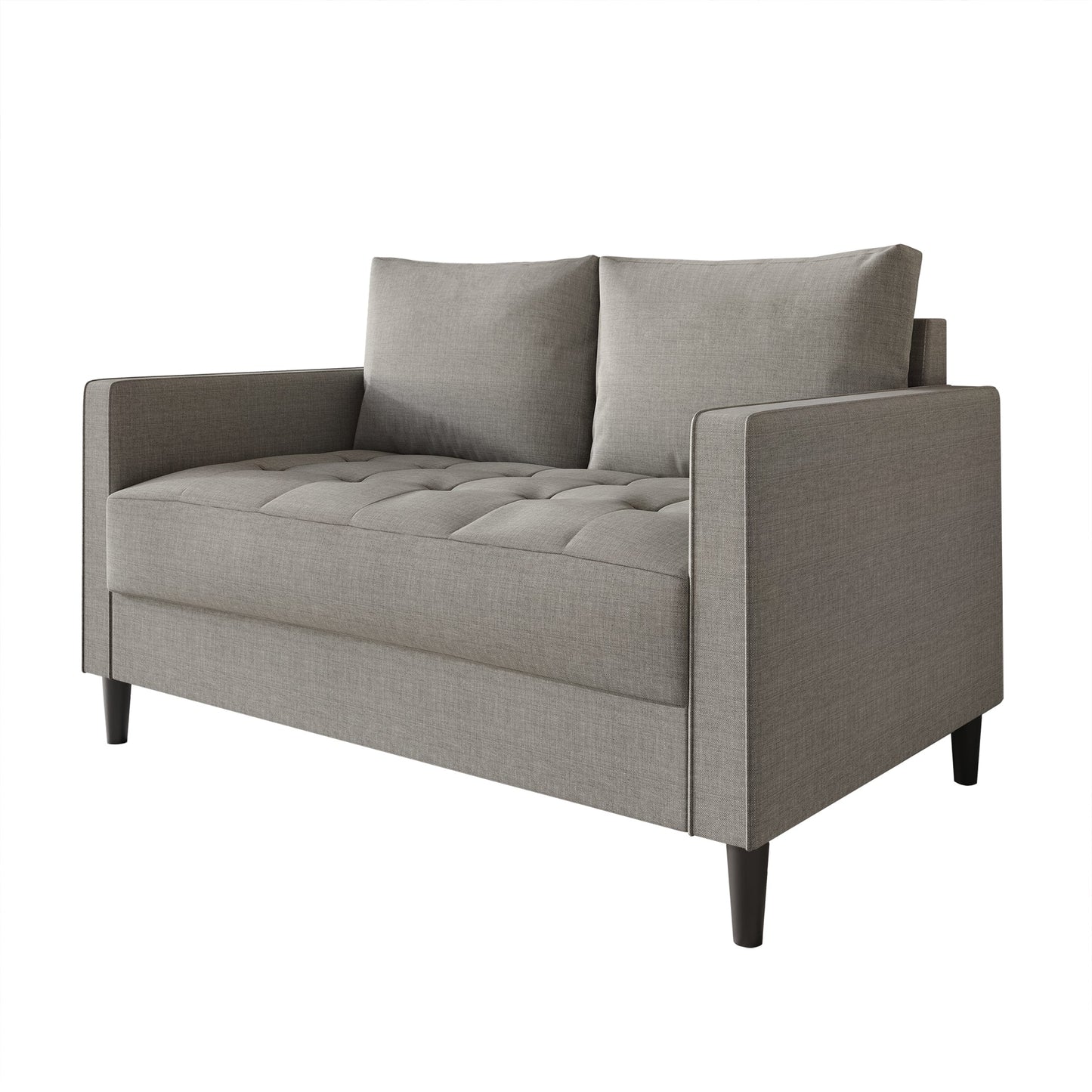 Newquay Minimalist Linen Upholstered Loveseat