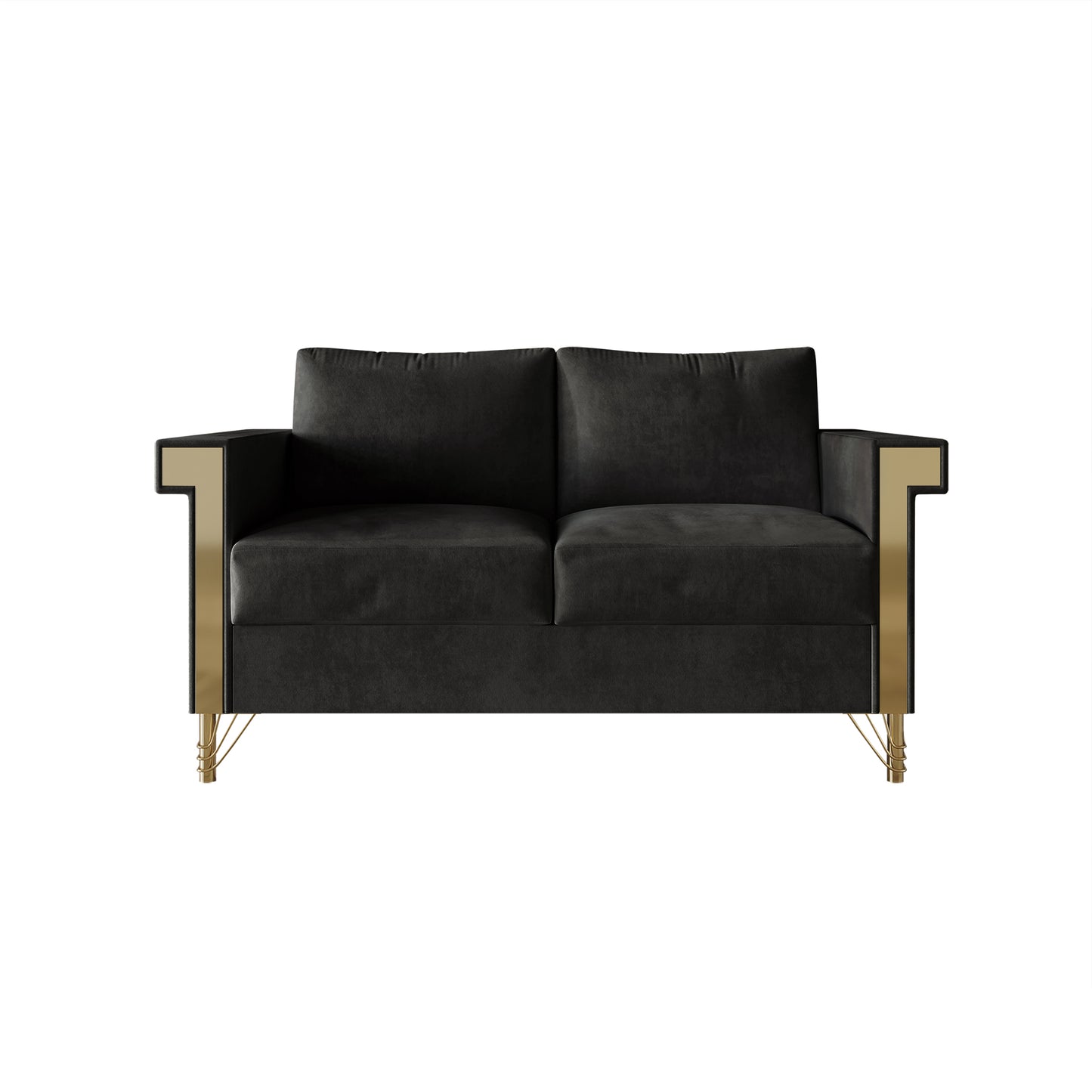 Snaresbrook Velvet Upholstered Sofa