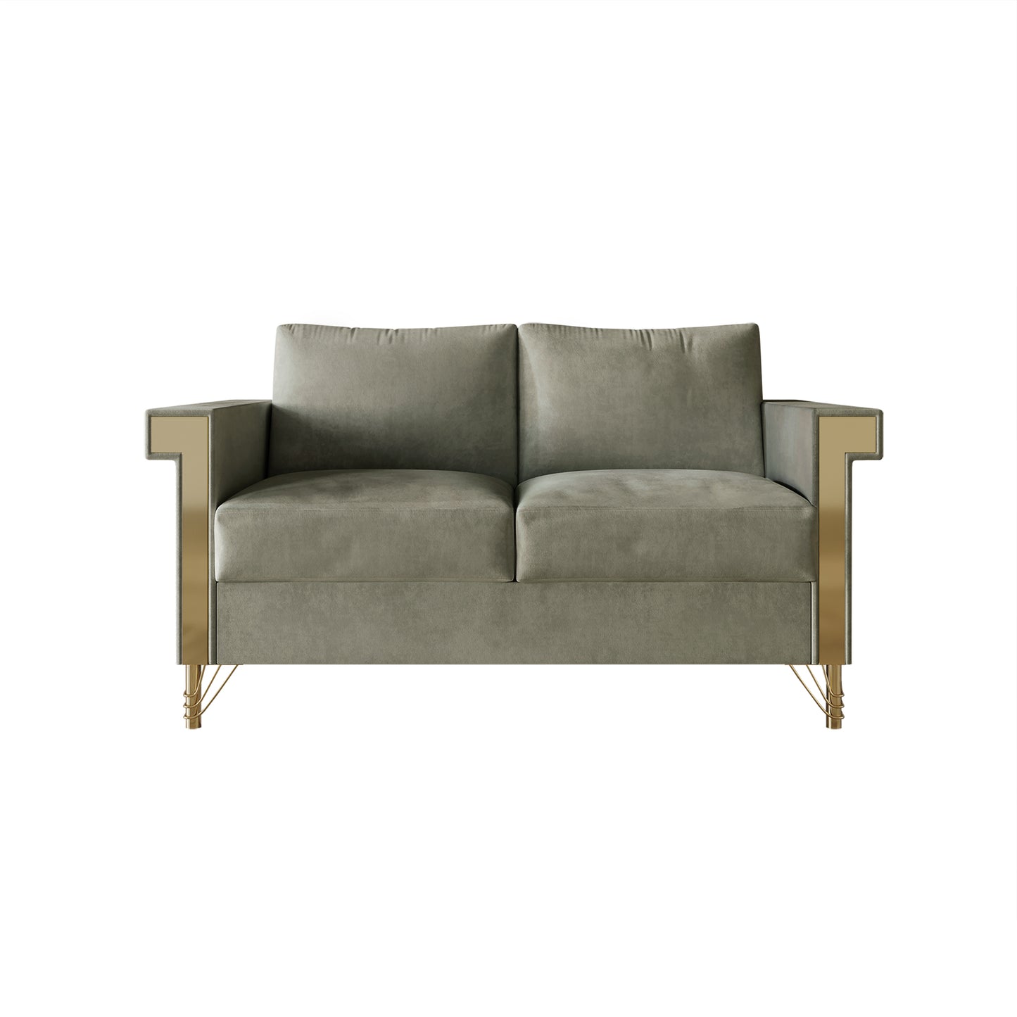 Snaresbrook Velvet Upholstered Sofa