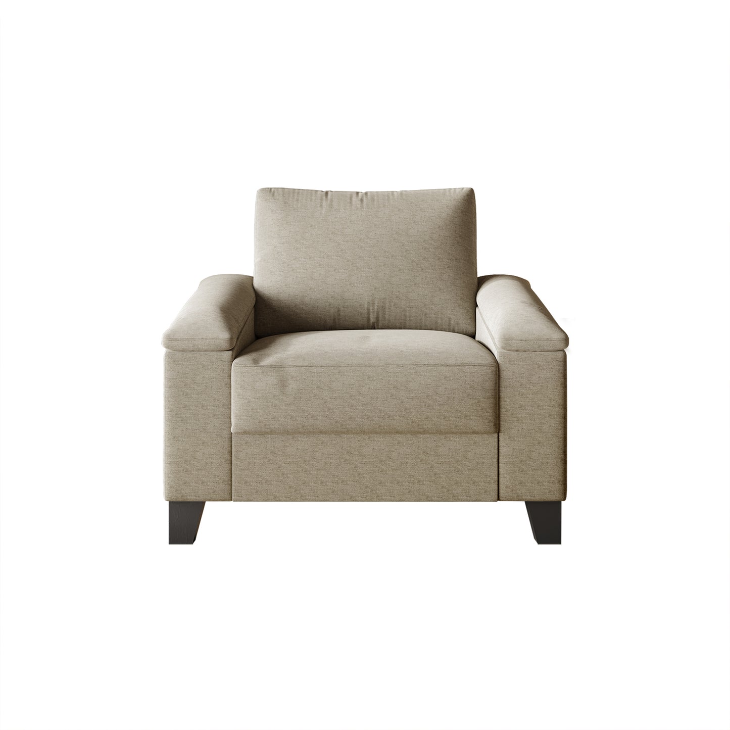 Jacqualyn Style Linen Upholstered Arm Chair