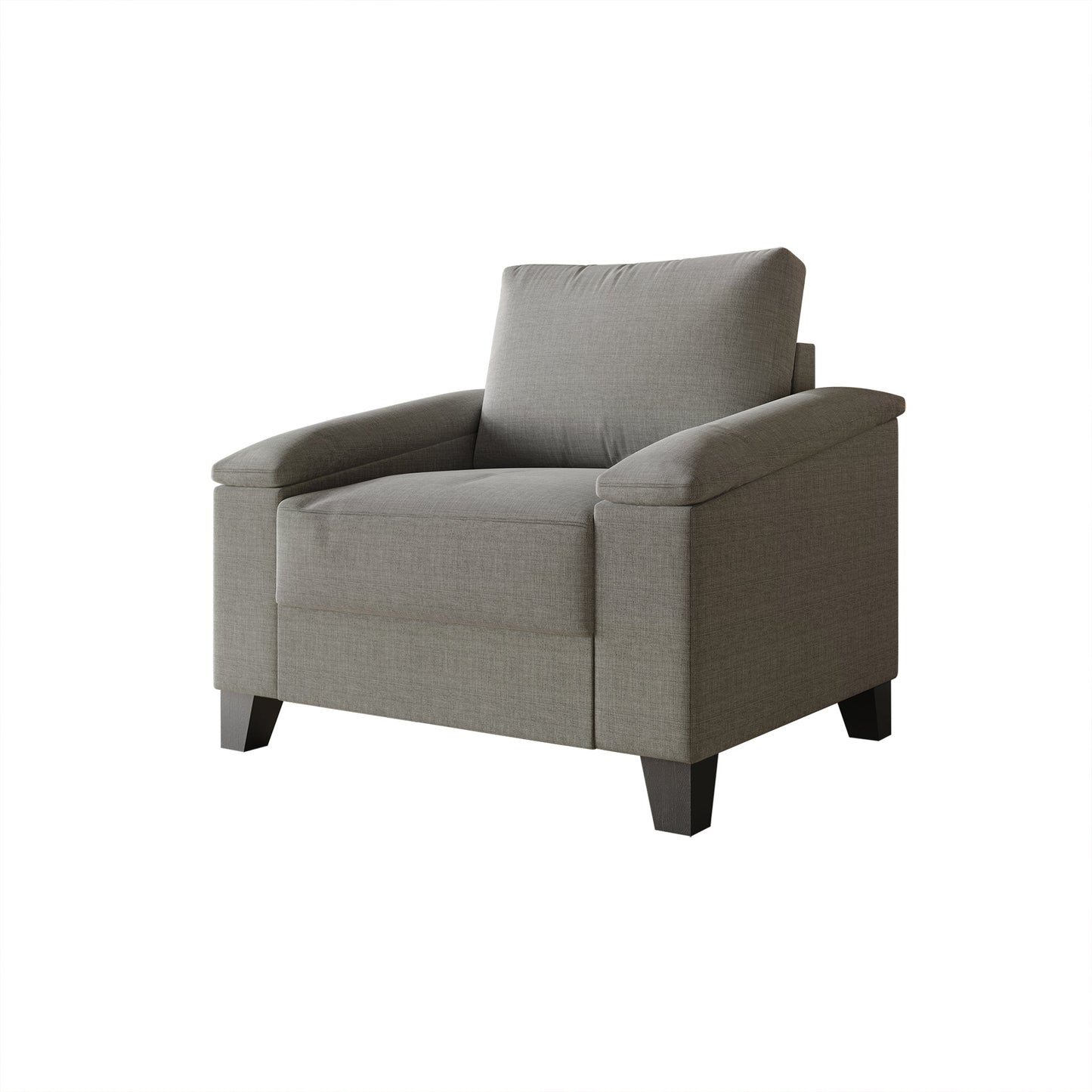 Jacqualyn Style Linen Upholstered Arm Chair