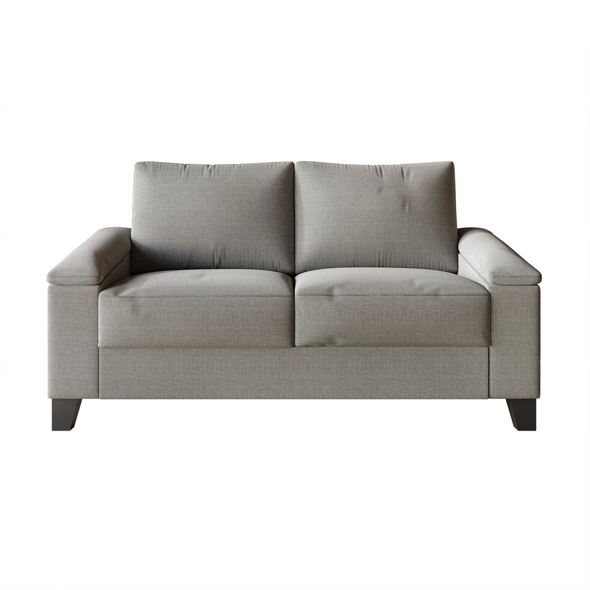 Jacqualyn Style Linen Upholstered Loveseat