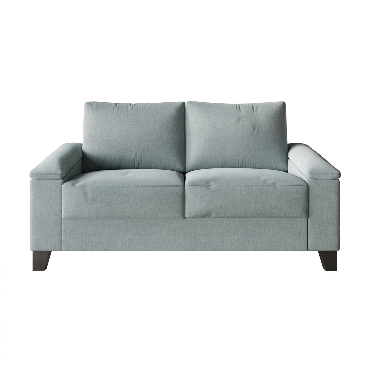 Jacqualyn Style Linen Upholstered Loveseat