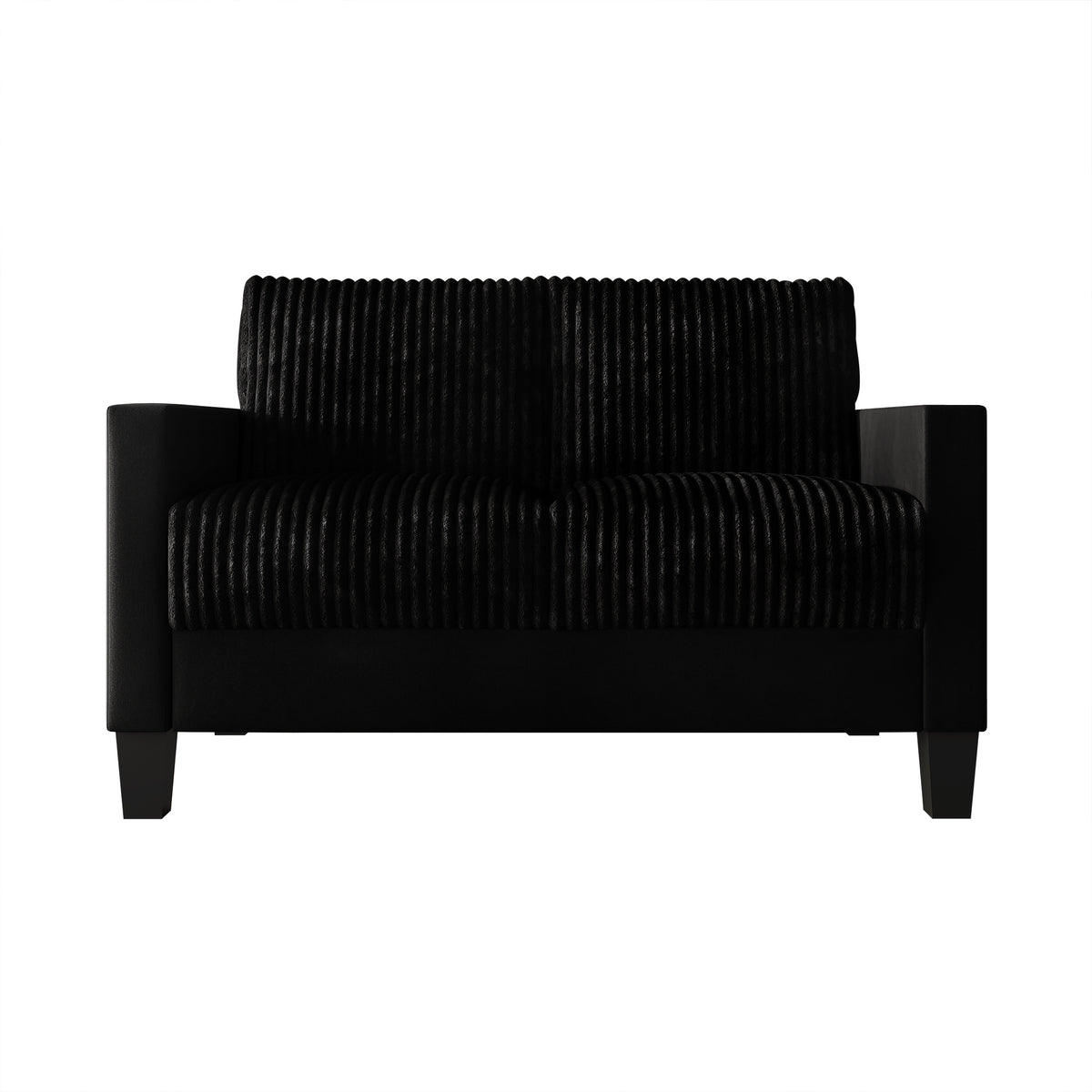 Shadybrook Mid-Century Modern Velvet Upholstered Sofa