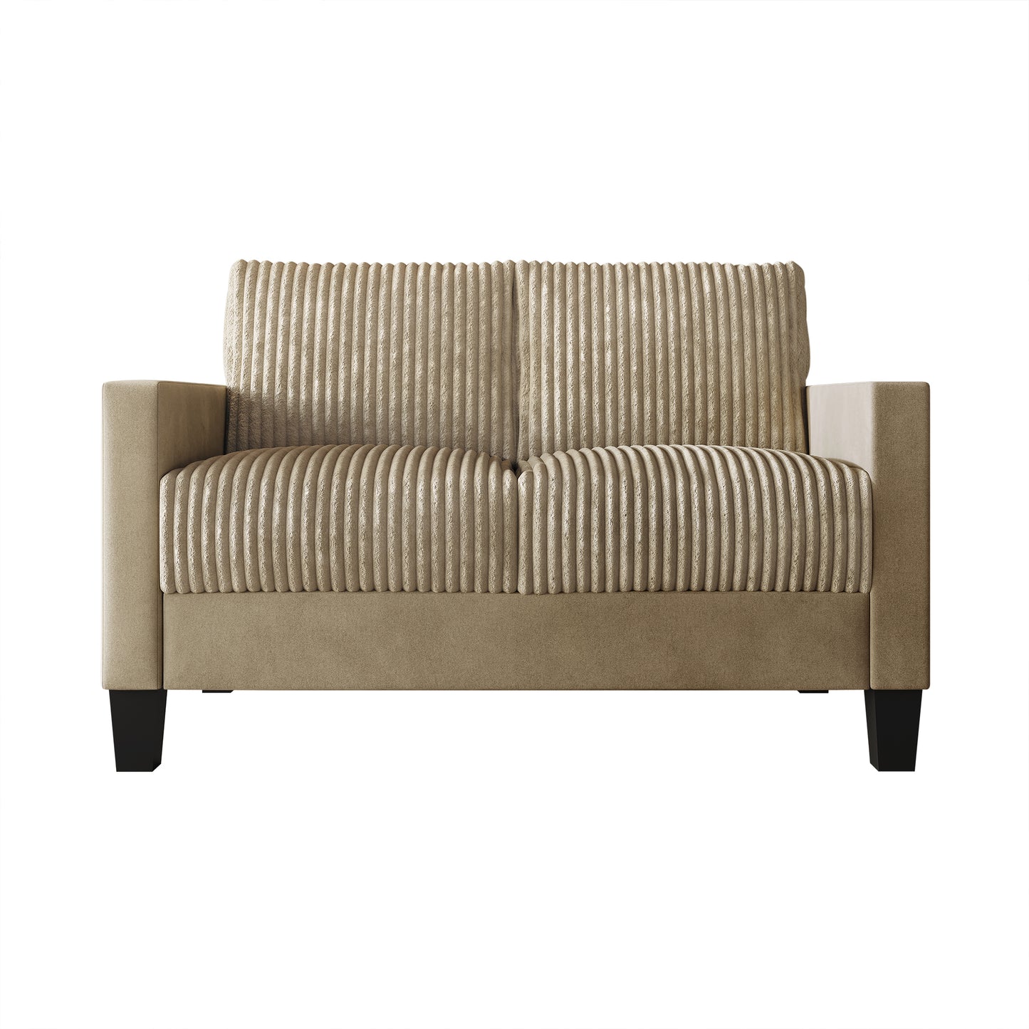 Shadybrook Mid-Century Modern Velvet Upholstered Sofa