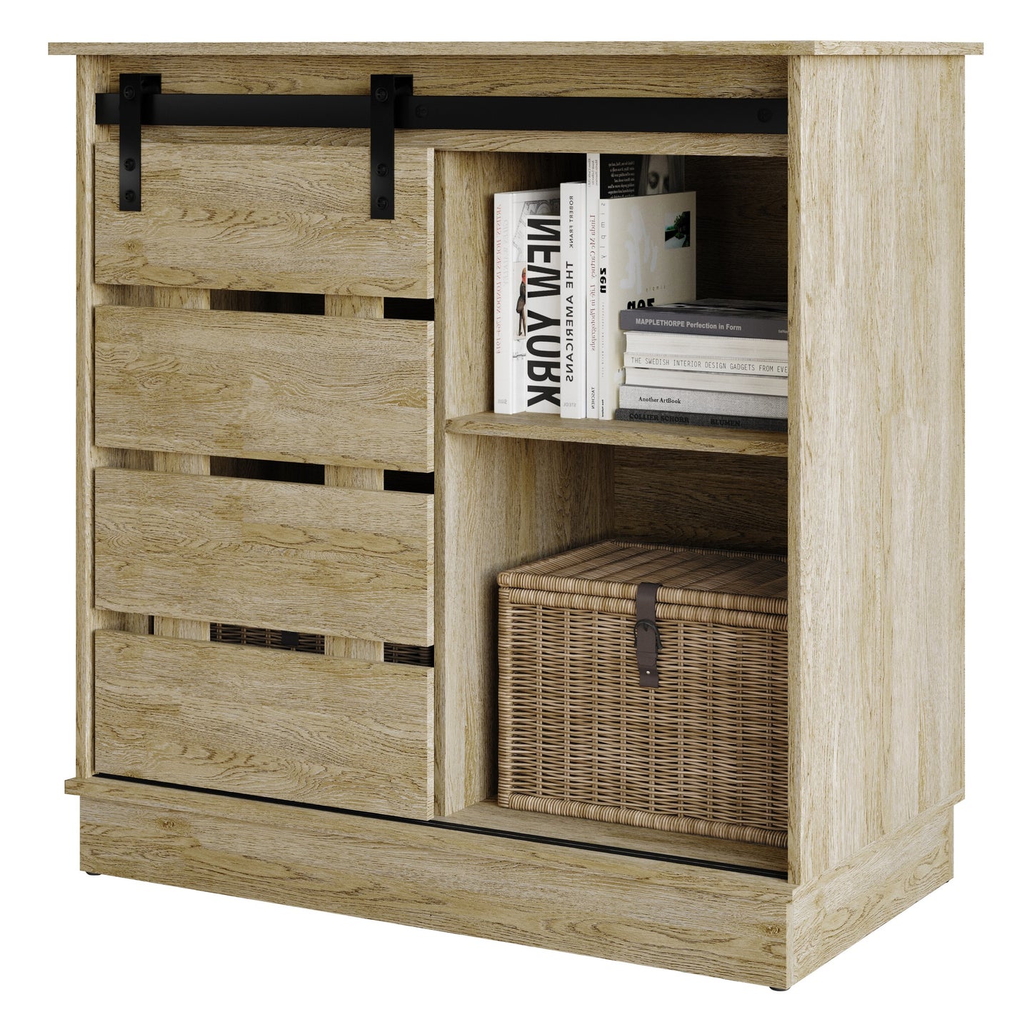 Boothe Farmhouse Sideboard Cabinet