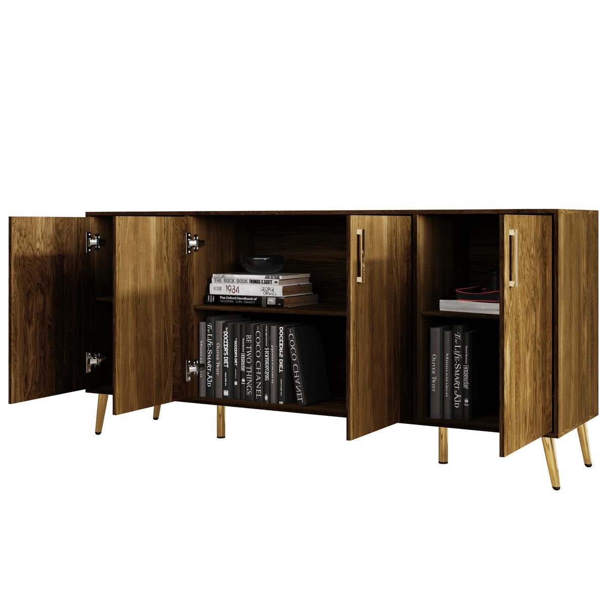 Moderi 6-Shelf Sideboard Buffet