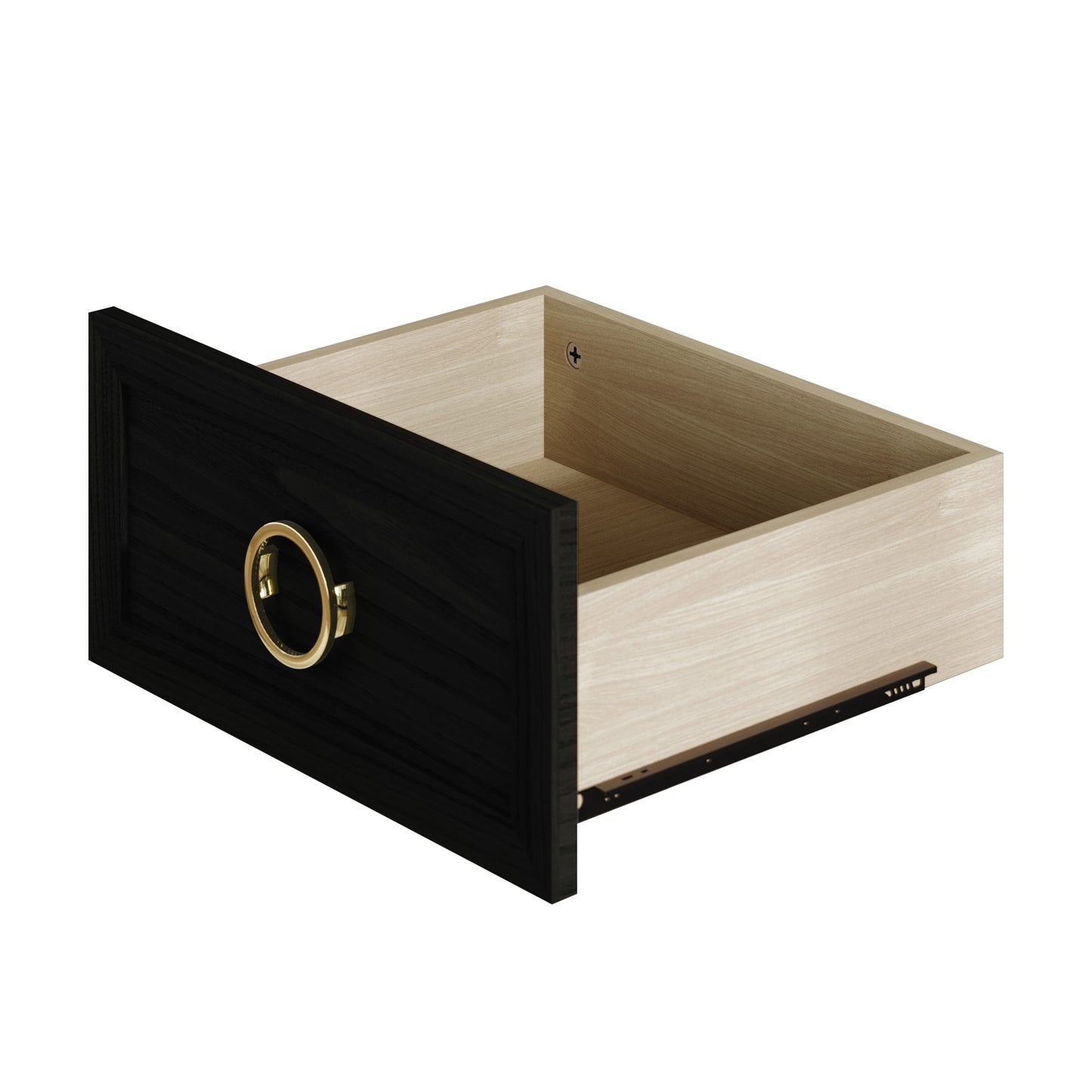 LuxeHavin Sideboard with Drawers & Gold Handles