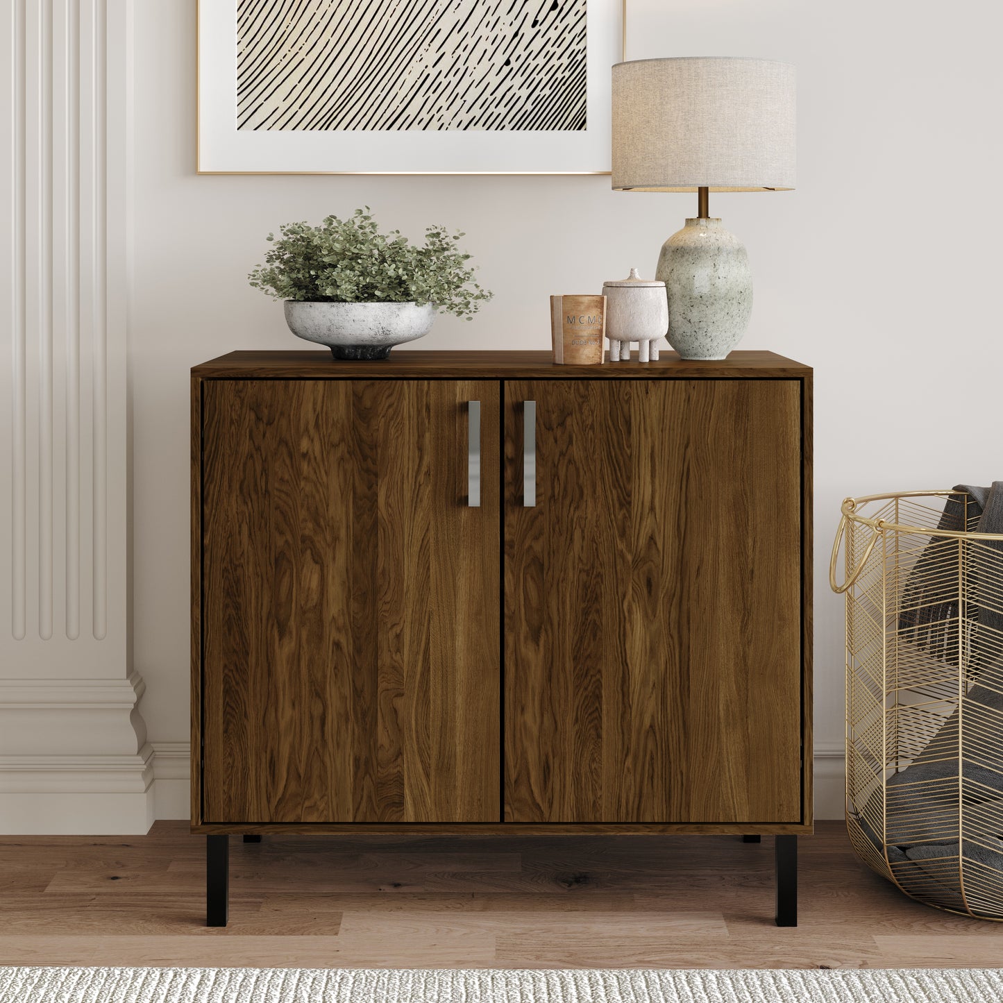 UrbanEdge Acrylic Display Sideboard Cabinet