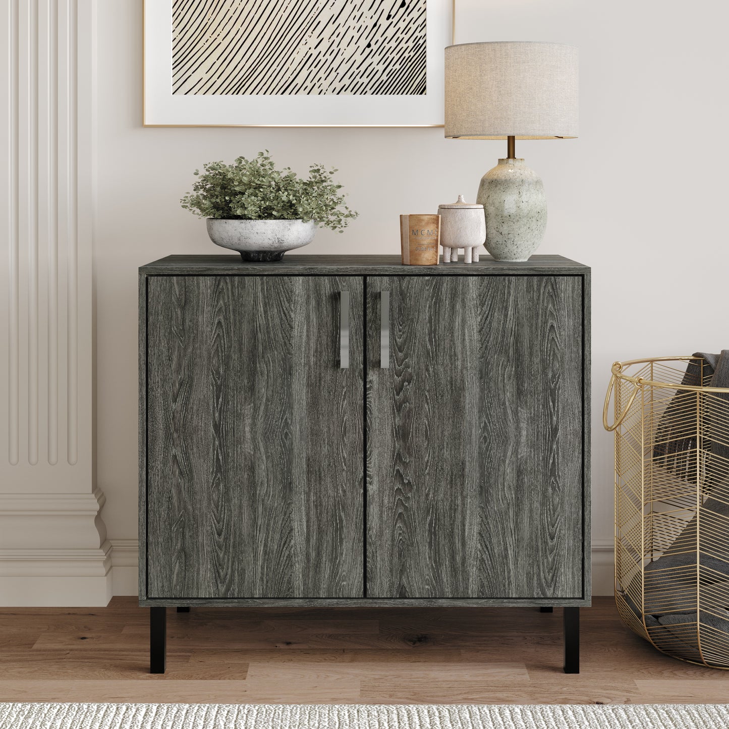 UrbanEdge Acrylic Display Sideboard Cabinet