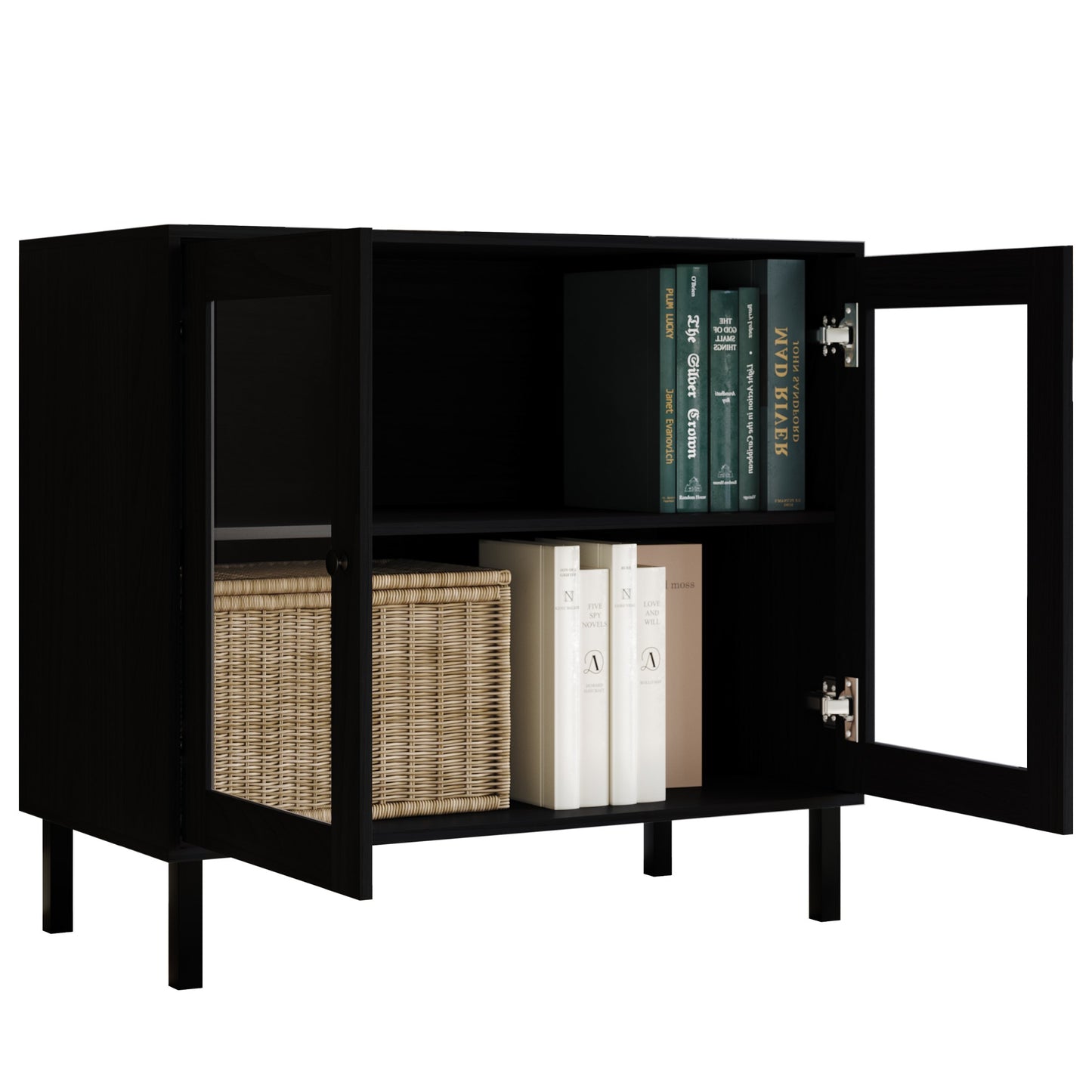 Urbanly Glass Door Sideboard Cabinet