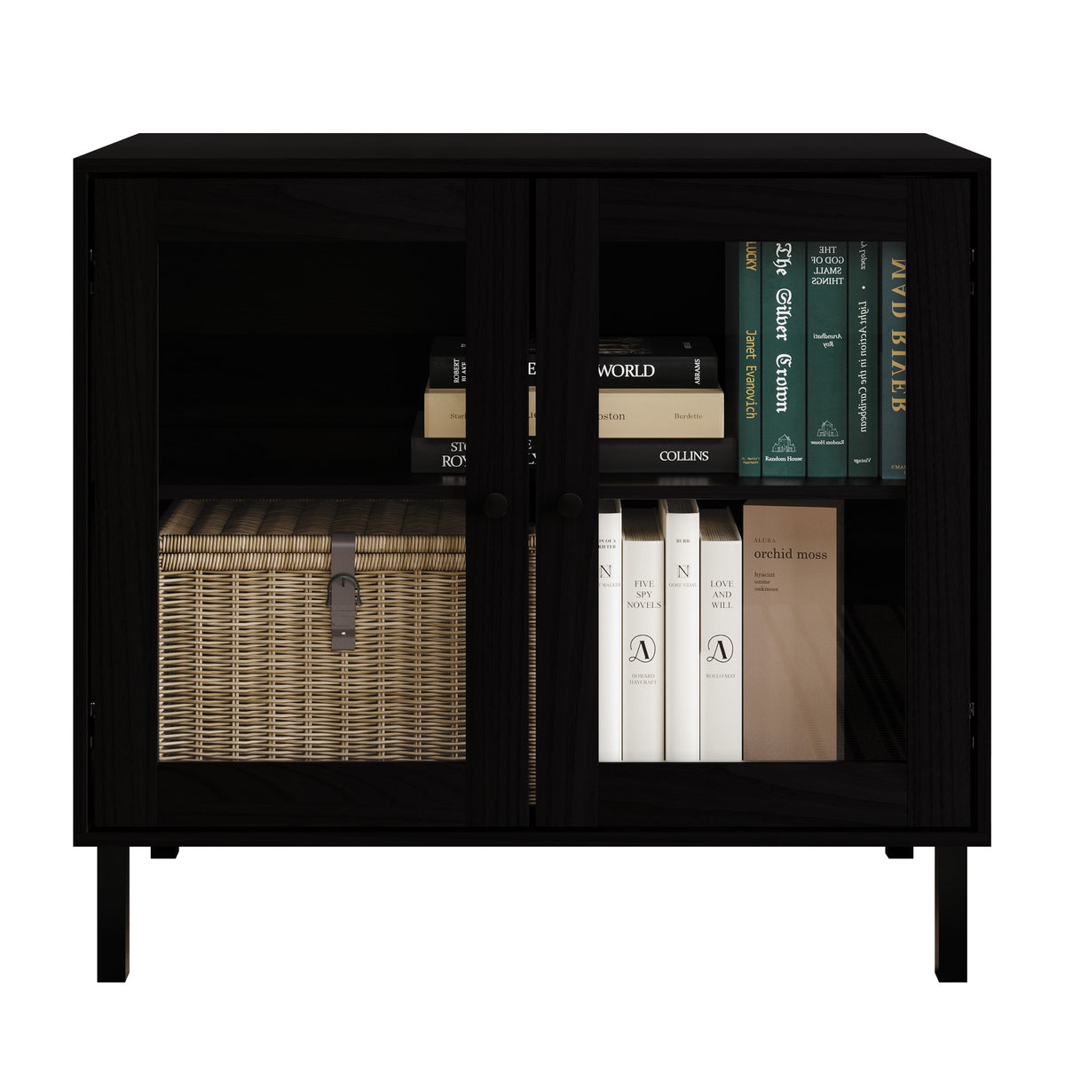 Urbanly Glass Door Sideboard Cabinet