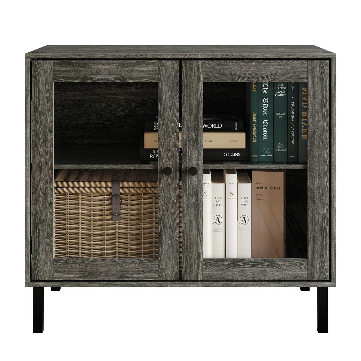 Urbanly Glass Door Sideboard Cabinet