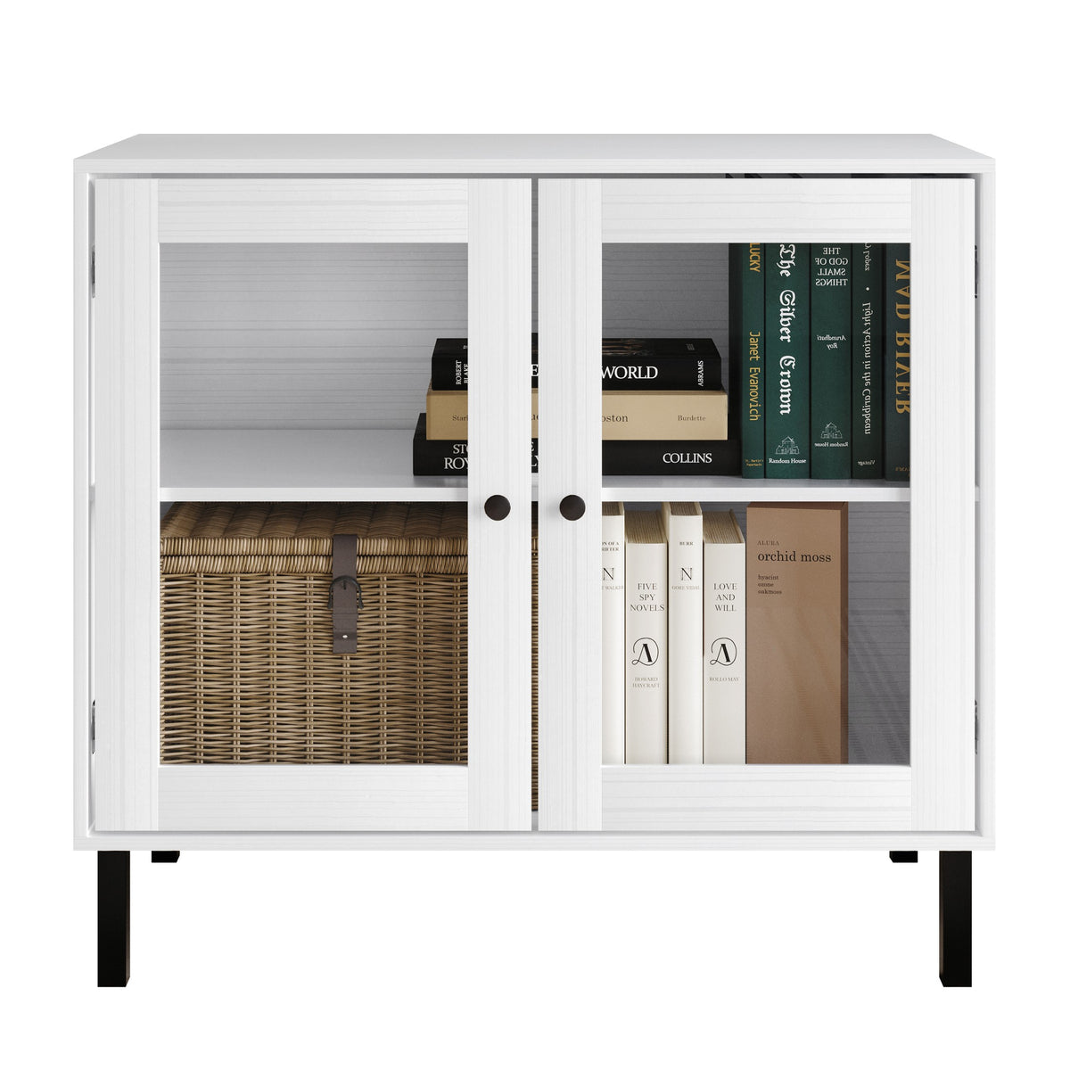 Urbanly Glass Door Sideboard Cabinet