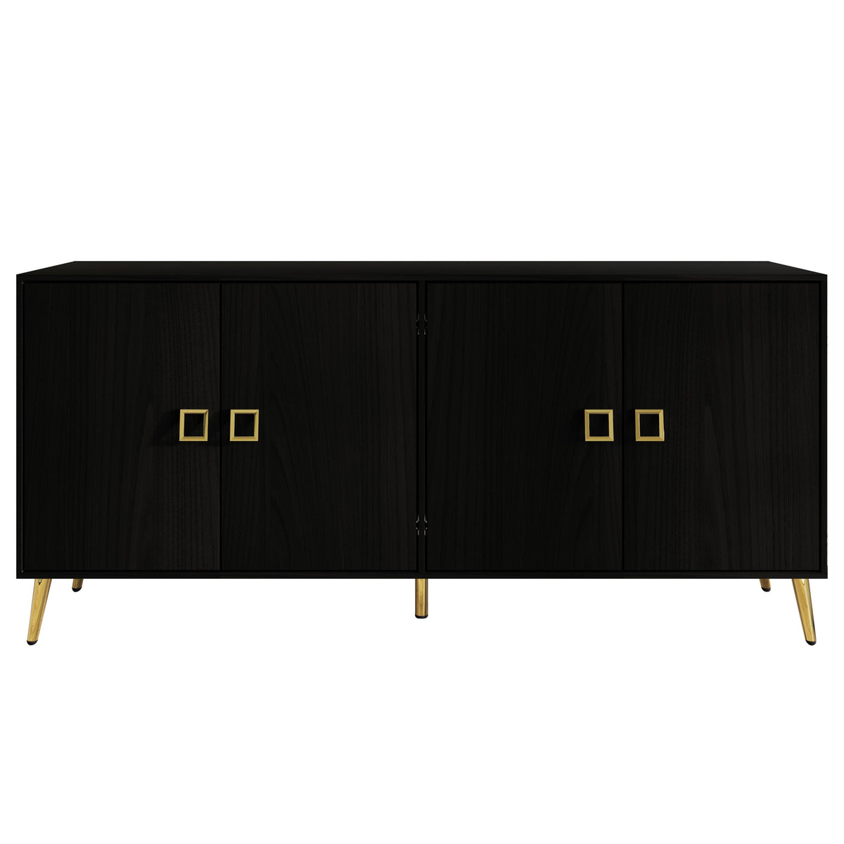 Sophisti 4-Door Sideboard with Gold Handles