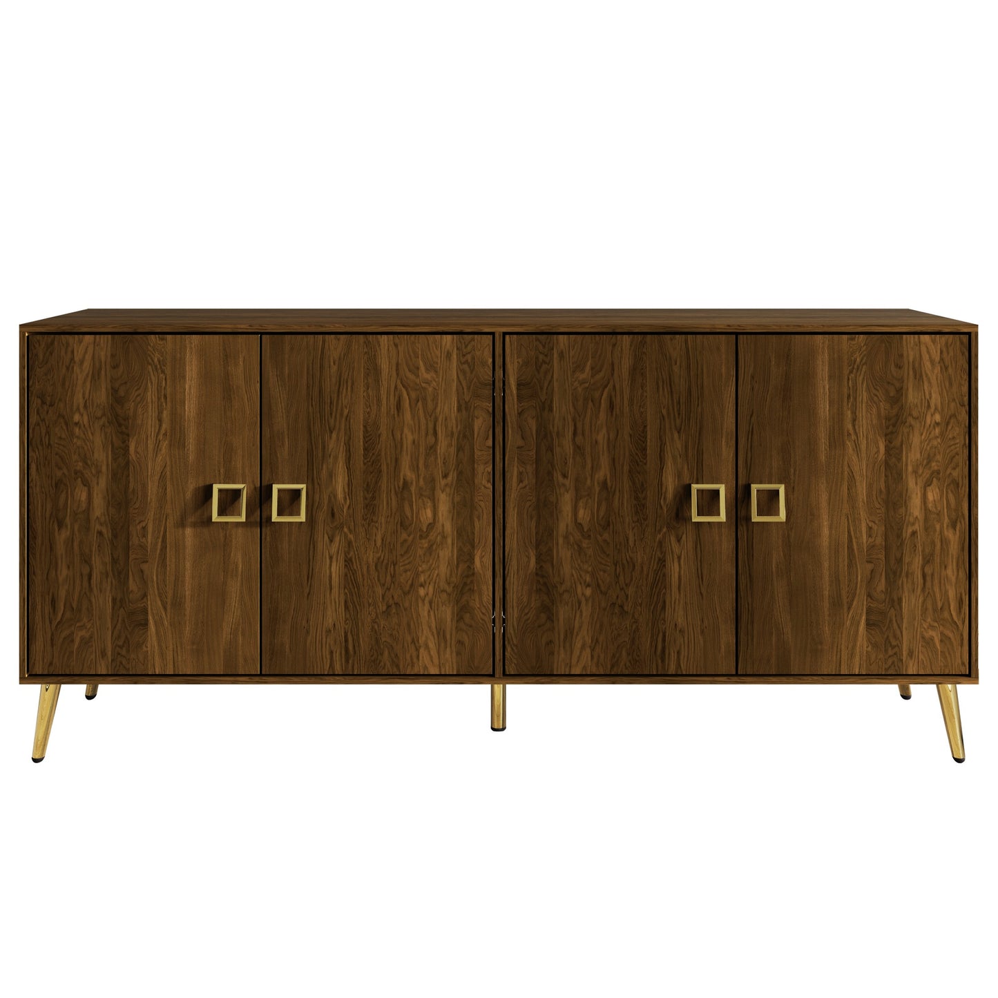 Sophisti 4-Door Sideboard with Gold Handles