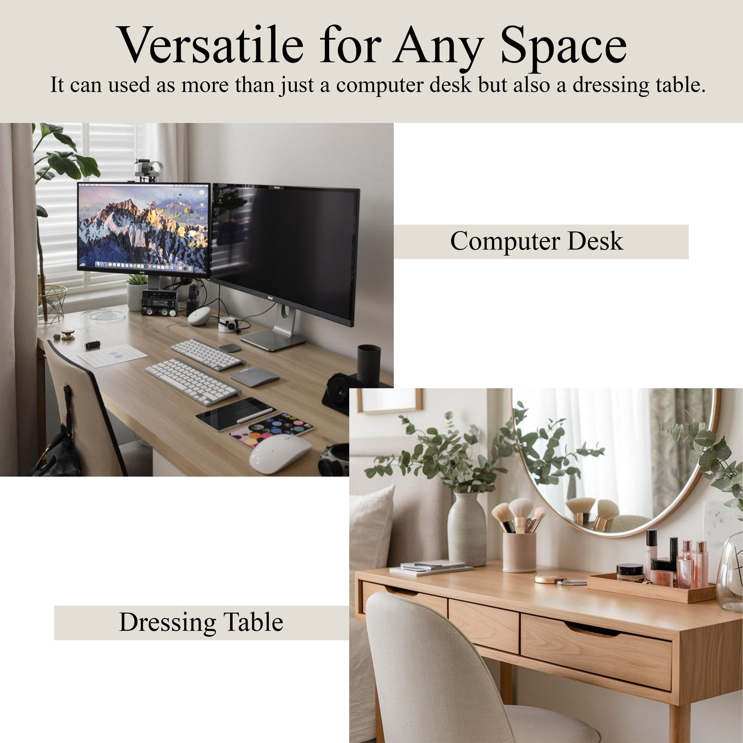 Vera Modern Minimalist Computer Desk