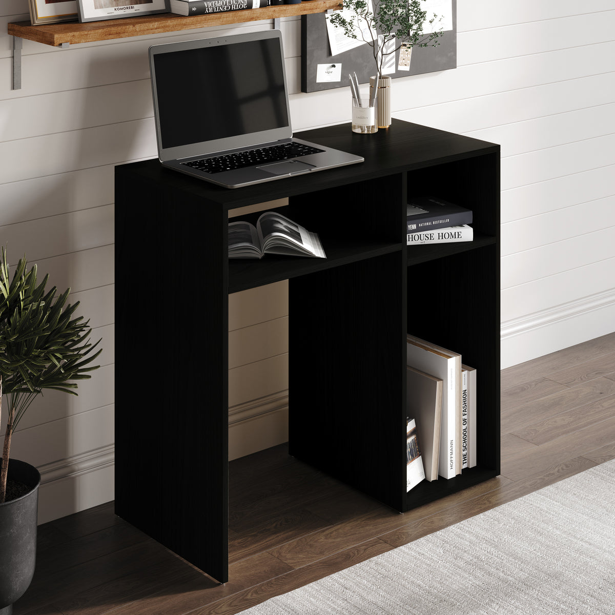 Maren 31-Inch 3-Shelf Storage Computer Desk