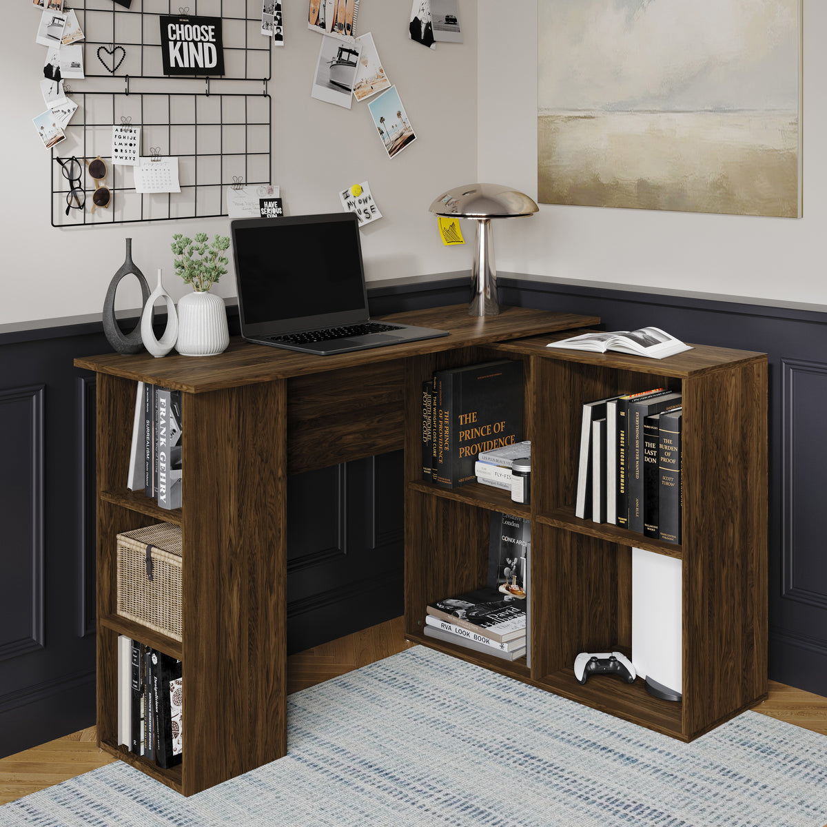 Lyra L-Shaped Corner Storage Desk