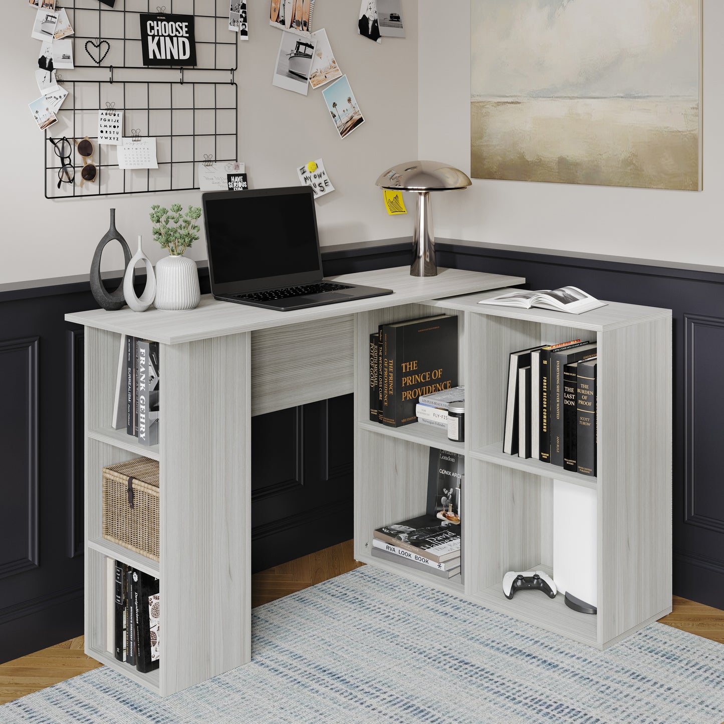 Lyra L-Shaped Corner Storage Desk