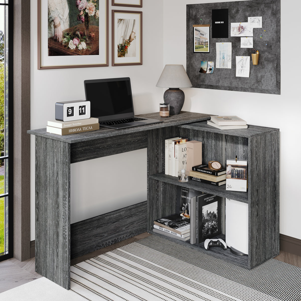 Avery Multi-Tier Storage Workstation Desk