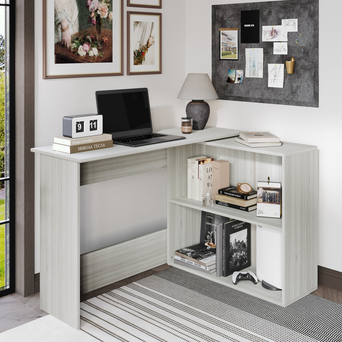 Avery Multi-Tier Storage Workstation Desk