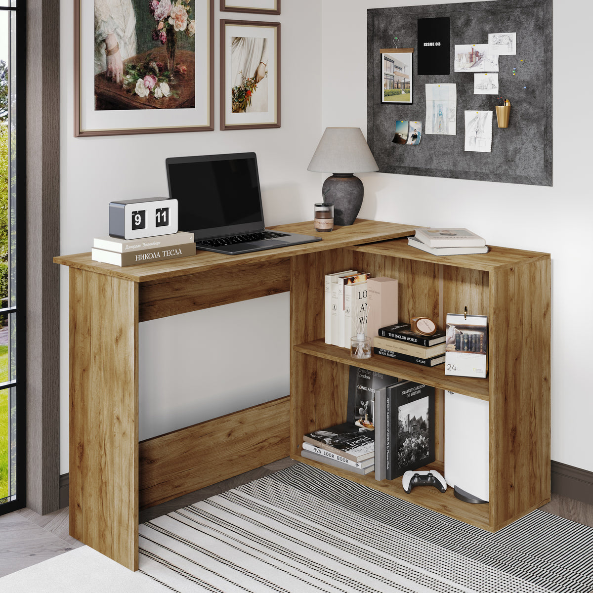 Avery Multi-Tier Storage Workstation Desk
