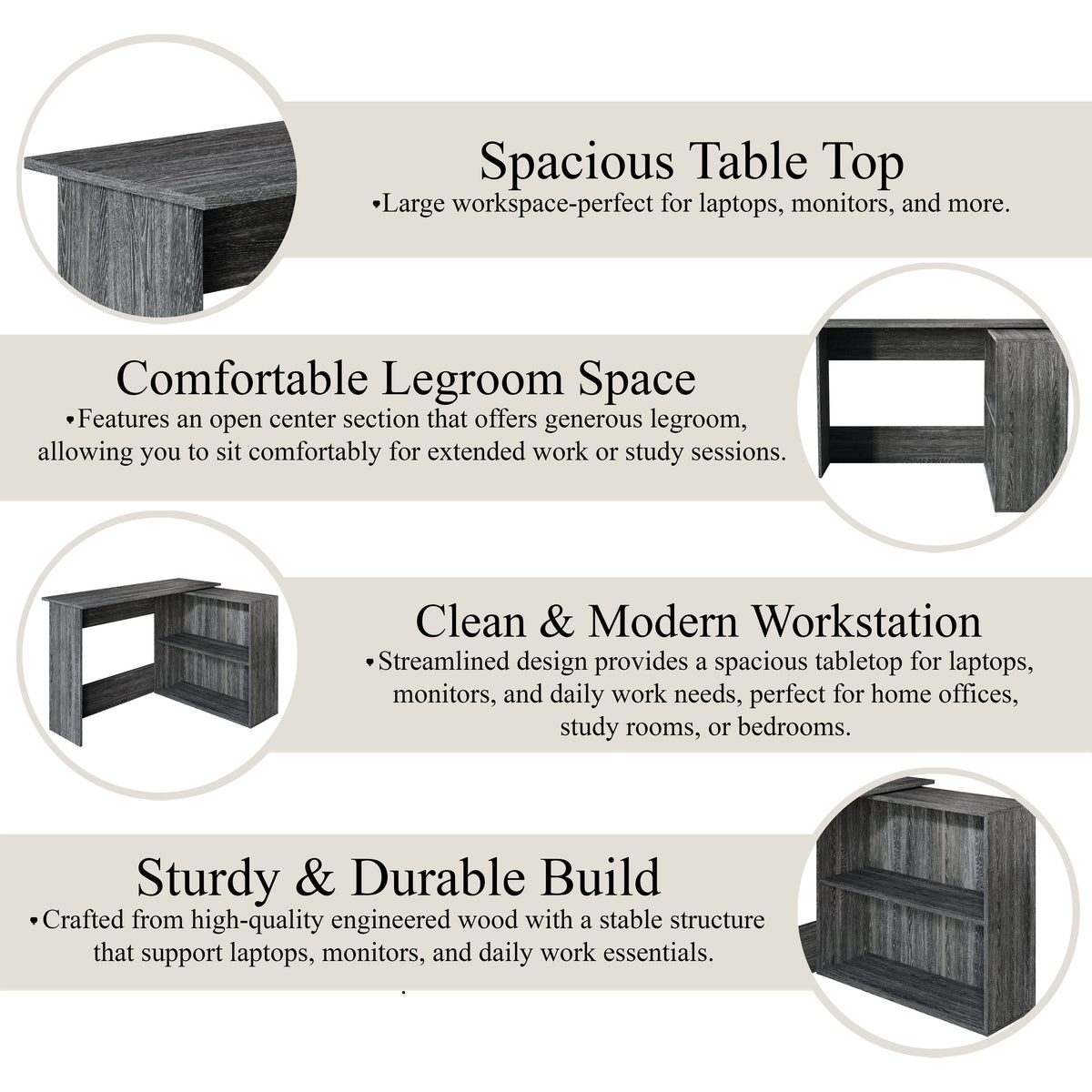 Avery Multi-Tier Storage Workstation Desk