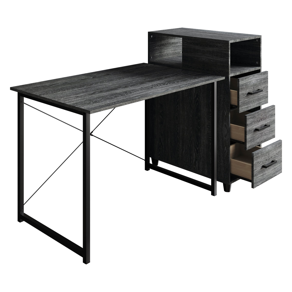 Selene 43-Inch Storage Writing Desk