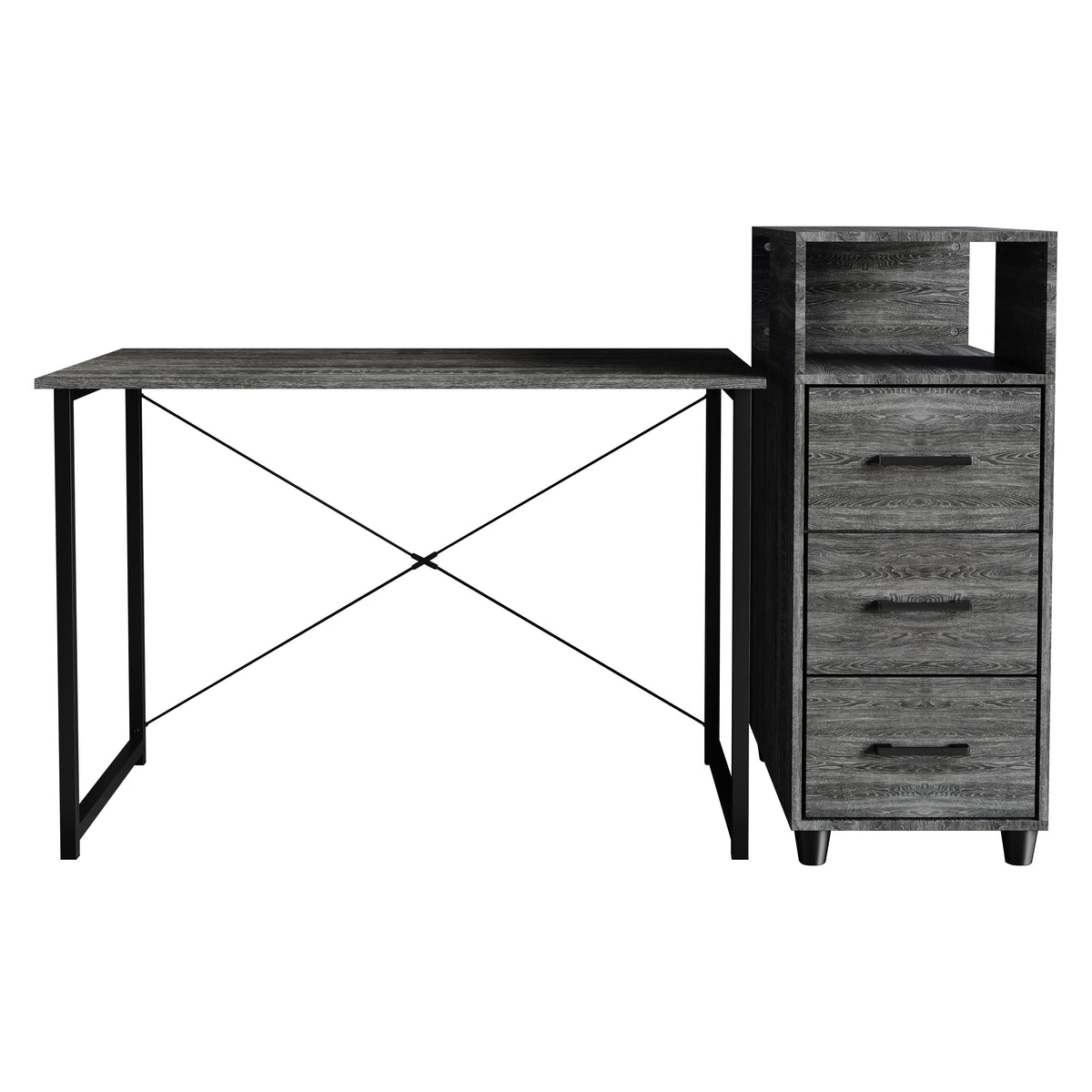 Selene 43-Inch Storage Writing Desk
