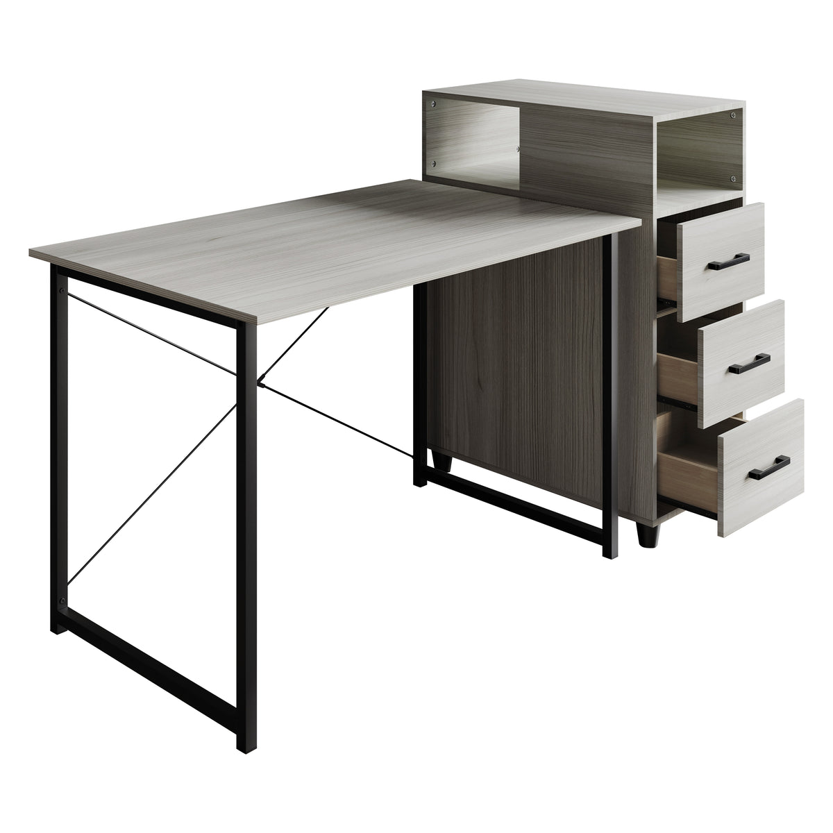 Selene 43-Inch Storage Writing Desk