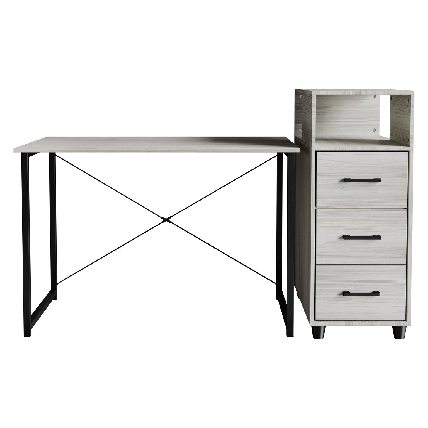 Selene 43-Inch Storage Writing Desk