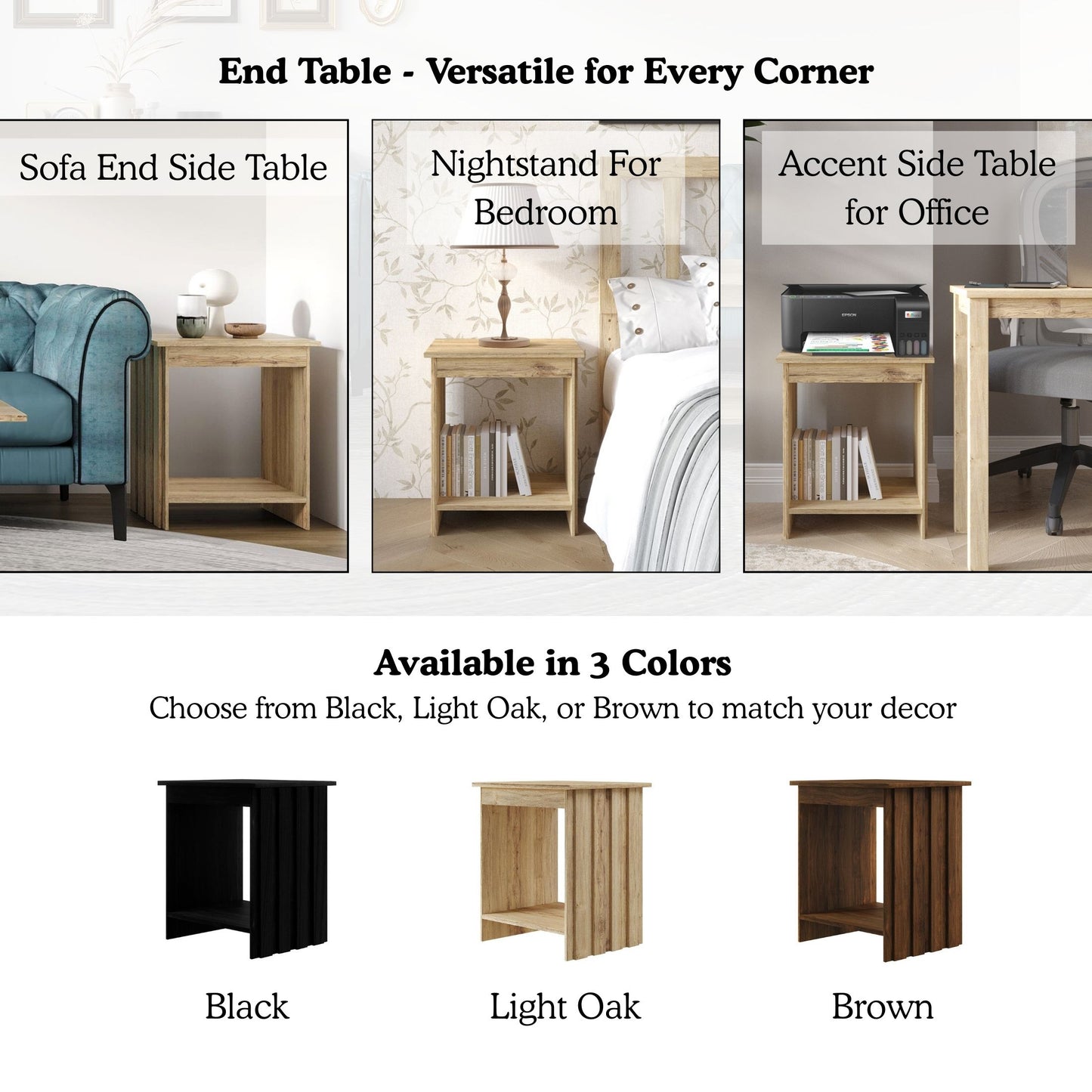 Norell 3-Piece Coffee Table Set with Storage Shelves