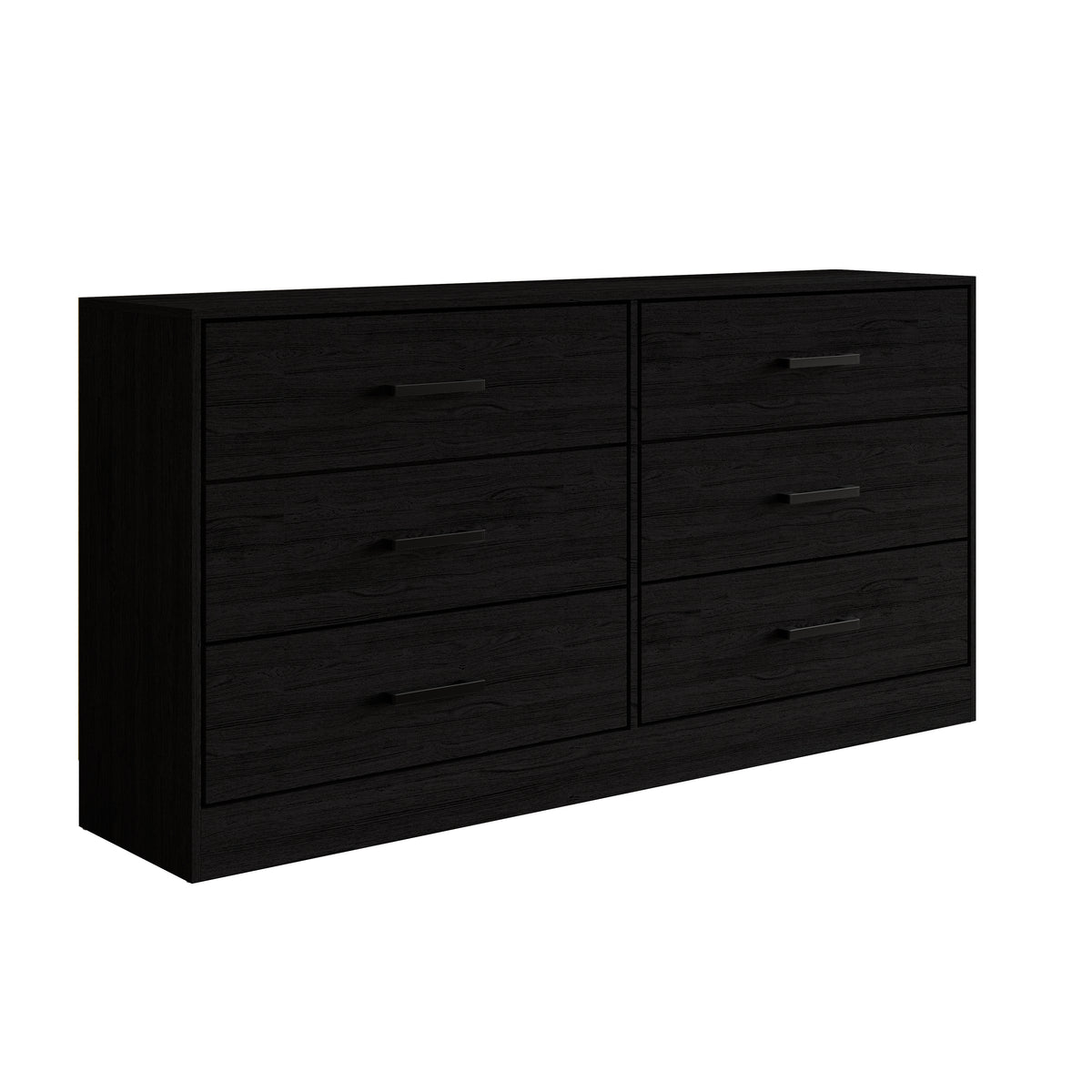 Orlena 6-Drawer Modern Dresser with Flush-to-Floor Design
