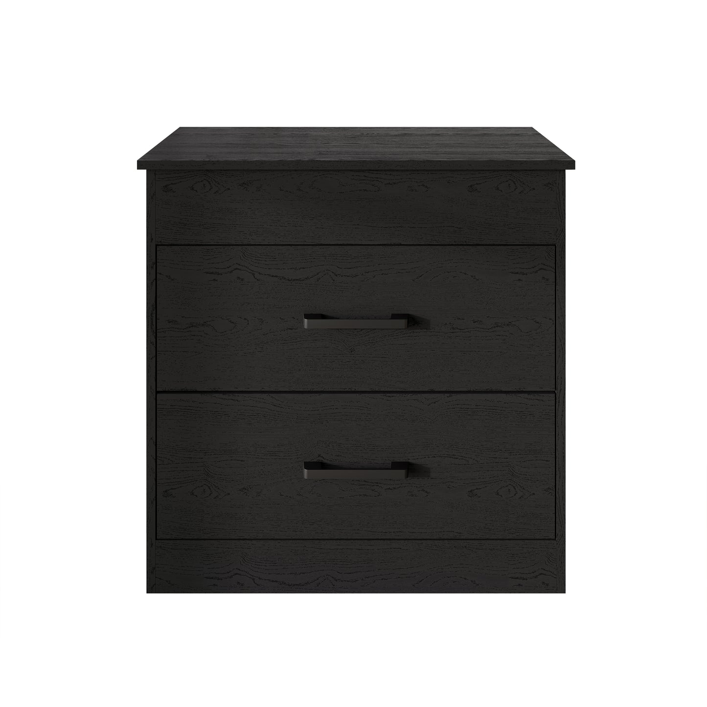 Zarevia Modern Nightstand with RFID Lock, Lift-Top Storage and 2 Drawers